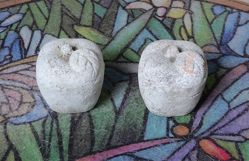 Toby found these apples buried under about two feet of dirt.